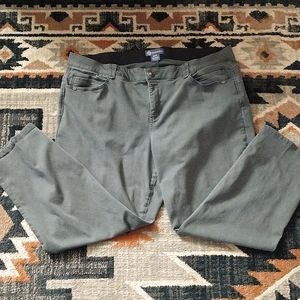 Women's Democracy "Ab"solution Jeans size 24W Dark Green